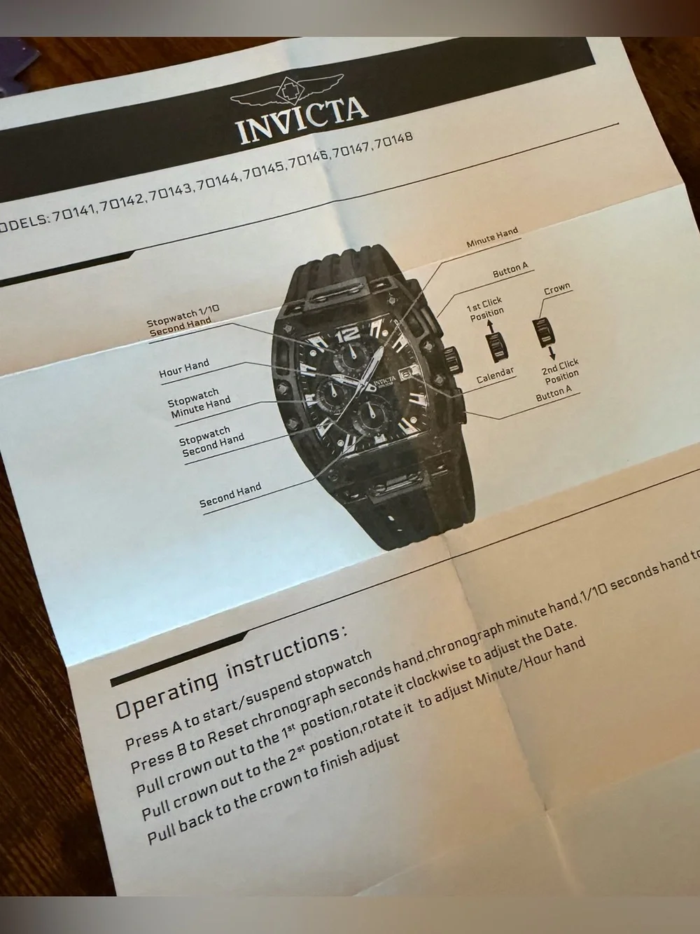 Invicta new clear